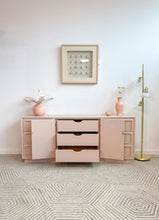 Load image into Gallery viewer, Pink 9 Drawer Mid Century Dresser
