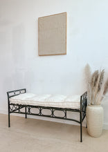 Load image into Gallery viewer, Modern Iron Bench with Cushion
