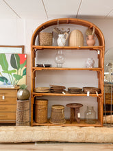 Load image into Gallery viewer, Oversized Arched Rattan Shelf
