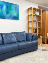 Load image into Gallery viewer, Blue Leather Sofa
