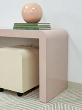 Load image into Gallery viewer, Postmodern Pink Waterfall Console Table
