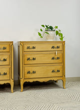 Load image into Gallery viewer, Pair of French Provincial Solid Wood Chests
