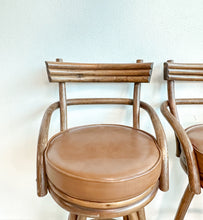 Load image into Gallery viewer, Four Rattan Barstools
