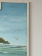 Load image into Gallery viewer, Original Signed Seaside Painting 60s
