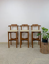 Load image into Gallery viewer, Set of 3 Findahls Møbelfabrik Barstools
