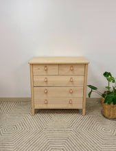 Load image into Gallery viewer, IKEA Rare Dresser-leather pulls

