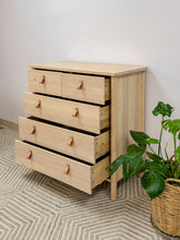Load image into Gallery viewer, IKEA Rare Dresser-leather pulls
