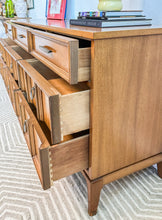 Load image into Gallery viewer, Dixie 9 Drawer Mid Century Dresser
