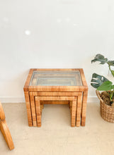 Load image into Gallery viewer, Set of Woven Nesting Tables
