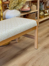 Load image into Gallery viewer, Upholstered Modern Bench
