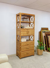 Load image into Gallery viewer, Vintage Rattan Etagere
