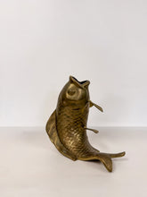 Load image into Gallery viewer, Brass Fish Sculptural Vase
