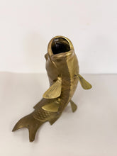 Load image into Gallery viewer, Brass Fish Sculptural Vase
