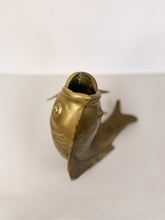 Load image into Gallery viewer, Brass Fish Sculptural Vase
