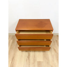 Load image into Gallery viewer, Teak Mid-Century Danish Dresser Torring Mobelfabrik Three Drawer Soft Close
