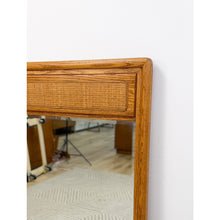 Load image into Gallery viewer, Lane Perception MCM Cane Mirror Vintage Mid-Century Rare Wall Mirror
