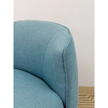 Load image into Gallery viewer, Costal Modern Blue Upholstered Accent Chair Living Room Bedroom Comfortable
