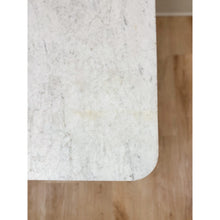 Load image into Gallery viewer, Antique Mahogany Marble Top Coffee Table Traditional Square Living Room
