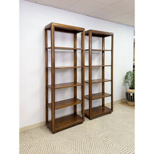 Load image into Gallery viewer, Drexel MCM Transitional Bookcase Pair Solid Wood Vintage Mid-Century Storage

