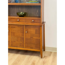 Load image into Gallery viewer, Vintage Hutch by Paine Furniture MCM China Cabinet, Parquet Doors, Glass Sliding
