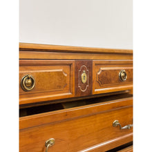 Load image into Gallery viewer, Vintage Thomasville Transitional Tallboy Dresser, Burlwood Accents, MCM Casegood
