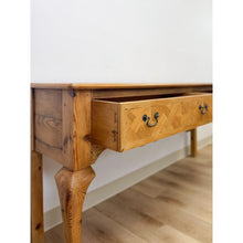 Load image into Gallery viewer, Rare Handmade Inlaid Solid Pine Organic Modern Designer Console Table
