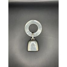 Load image into Gallery viewer, Vintage Sterling Silver And Mother Of Pearl Baby Rattle By Webster
