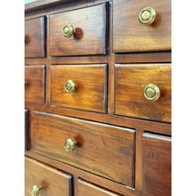 Load image into Gallery viewer, Vintage Apothecary Cabinet Handmade Nineteen Drawer Wood Storage Traditional
