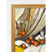 Load image into Gallery viewer, Vintage Original Signed By Leonello 1965 Fruit Still Life Acrylic Canvas
