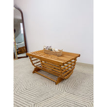 Load image into Gallery viewer, Faux Lobster Trap Coffee Table Nautical Coastal Rustic Accent Table
