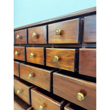 Load image into Gallery viewer, Vintage Apothecary Cabinet Handmade Nineteen Drawer Wood Storage Traditional
