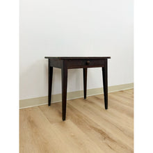 Load image into Gallery viewer, Antique Rustic Distressed Walnut End Table Vintage Accent Side Table
