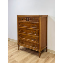 Load image into Gallery viewer, Vintage Thomasville Transitional Tallboy Dresser, Burlwood Accents, MCM Casegood

