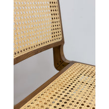 Load image into Gallery viewer, Safavieh Couture Cane Two Tone Accent Chair Coastal Like New
