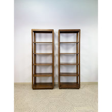 Load image into Gallery viewer, Drexel MCM Transitional Bookcase Pair Solid Wood Vintage Mid-Century Storage
