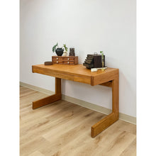 Load image into Gallery viewer, Vintage Handmade Organic Modern Pine Plywood Desk, Lou Hodges Style MCM
