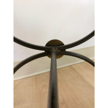 Load image into Gallery viewer, Pair of Swaim Designer Metal and Beige Upholstered Footstools, High Point
