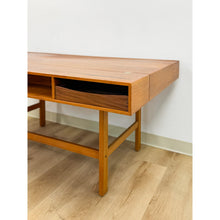 Load image into Gallery viewer, Peter Lovig Nielsen MCM Desk Folding Top Shelving Rare Danish Modern Office Desk
