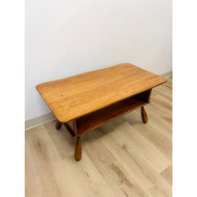 Load image into Gallery viewer, Antique Handmade Rustic Primitive Maple Coffee Table Farmhouse Dowel Joinery
