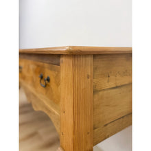 Load image into Gallery viewer, Rare Handmade Inlaid Solid Pine Organic Modern Designer Console Table
