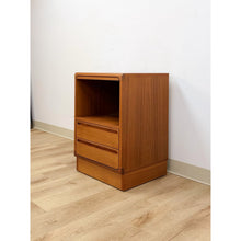 Load image into Gallery viewer, Teak Danish Mid-Century Nightstand Torring Mobelfabrik MCM Bedside End Table
