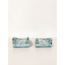 Load image into Gallery viewer, Blenko Arched Curved Translucent Glass Bookends Vintage Art Glass Pair
