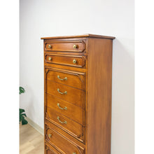 Load image into Gallery viewer, Ficks Reed Faux Bamboo Lingerie Chest Eight Drawers Brass Hollywood Regency
