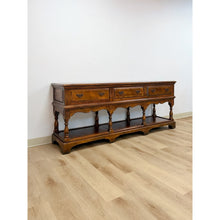 Load image into Gallery viewer, Theodore Alexander Georgian Console Buffet Three Drawer Designer Storage 78"
