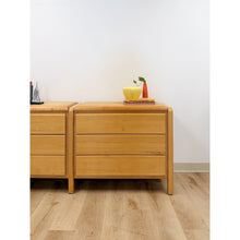 Load image into Gallery viewer, Custom Oak 6-Drawer Dresser Butcher Block Top Vintage Handcrafted Bedroom Piece
