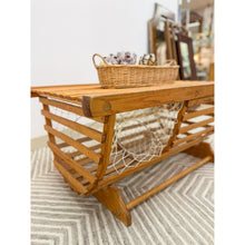 Load image into Gallery viewer, Faux Lobster Trap Coffee Table Nautical Coastal Rustic Accent Table
