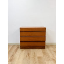 Load image into Gallery viewer, Vintage MCM Danish Modern Teak Four Drawer Chest, Dresser, Bedroom Storage
