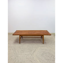 Load image into Gallery viewer, Drexel MCM Coffee Table Circular Dowel Inlay Vintage Mid-Century Modern
