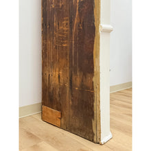 Load image into Gallery viewer, Antique Painted White Corner China Cabinet Pane Glass Door 1800s Display Cabinet
