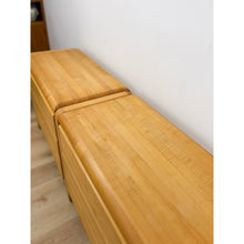 Load image into Gallery viewer, Custom Oak 6-Drawer Dresser Butcher Block Top Vintage Handcrafted Bedroom Piece
